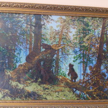 Работа «Шишкин Утро в сосновом бору»