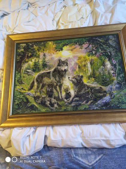 Работа «Волчья семья»