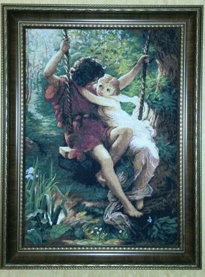 Работа «Двое на качели»