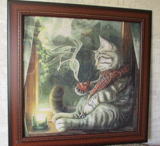 Работа ««Кот осенний»»