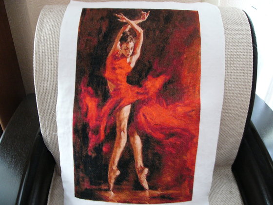 Работа «"Огненный танец" по картине худ. Атрошенко»