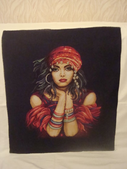 Работа «девушка в чалме»