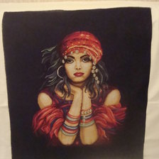 Работа «девушка в чалме»