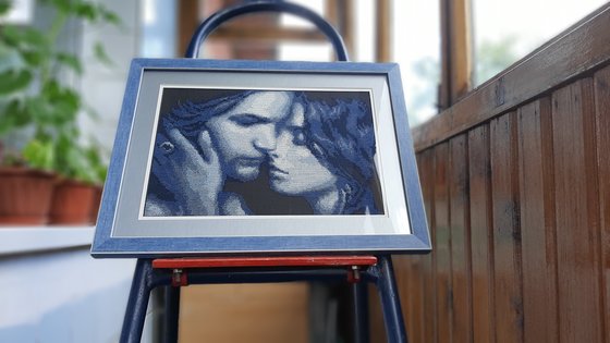 Работа «Влюблённые»