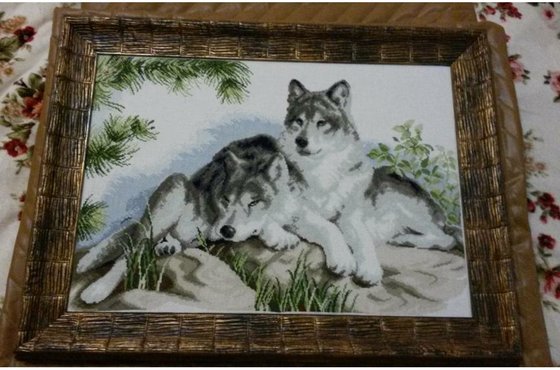 Работа «Пара волков»