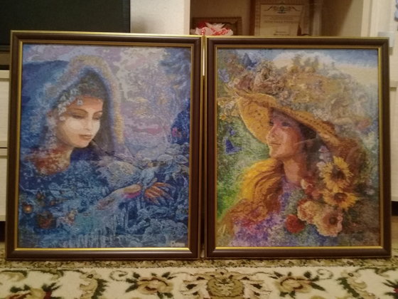 Работа «Зима и лето»