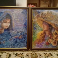 Работа «Зима и лето»