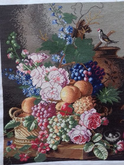 Работа «Натюрморт с птичкой»