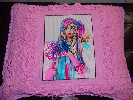 Работа «Декоративная наволочка»