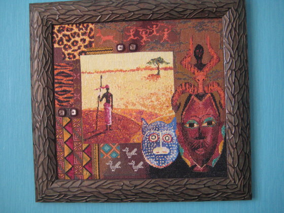 Работа «Африканские мотивы 2»