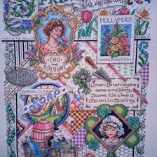 Работа «Весенний сэмплер от Janlynn»