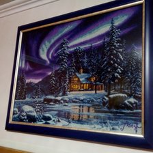 Работа «"Полярное сияние " Золотое Руно»