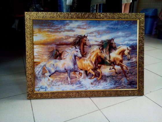 Работа «"В лучах заката"»