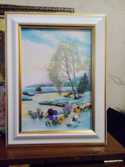 Работа «"Цветущие крокусы"»