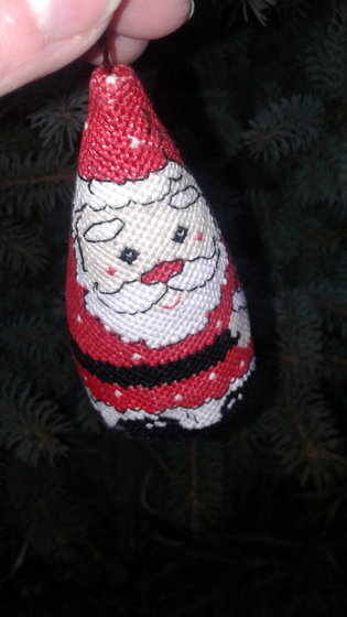 Работа «Новогодняя Игрушка Санта»