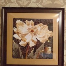 Работа «Белые цветы. В объятиях света.»