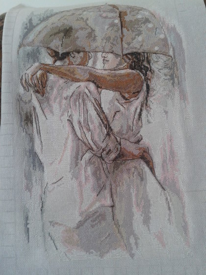 Работа «Двое под зонтом»