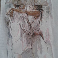 Работа «Двое под зонтом»