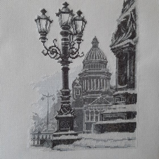 Работа «День, улица, фонарь, Исаакий...»