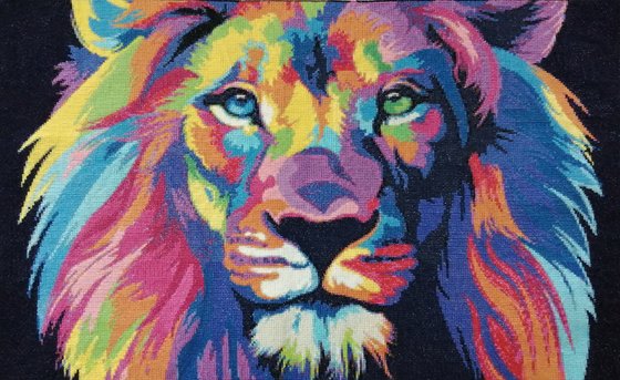 Работа «Радужный лев»