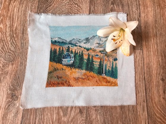 Работа «Гора Чимбулак»