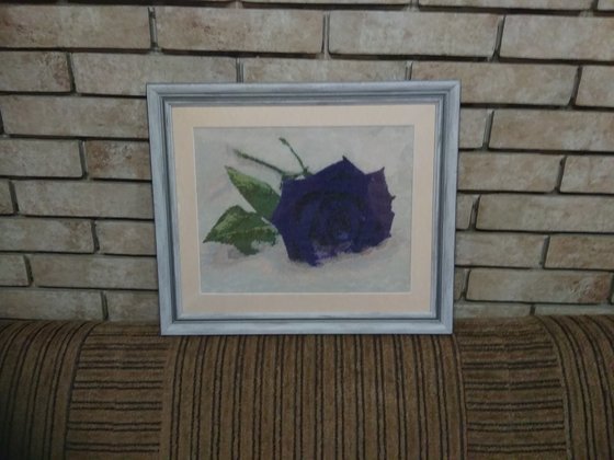 Работа «Синяя роза»