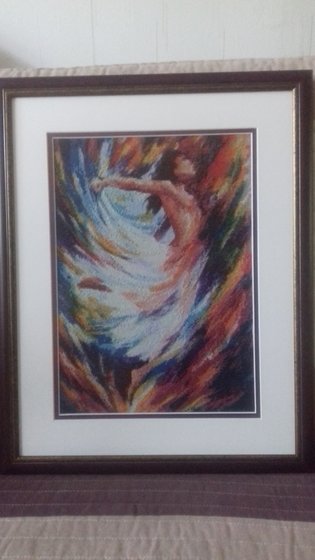 Работа «L.Afremov - Aniol swiatla»