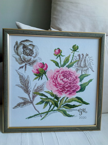 Работа «Piwonie»