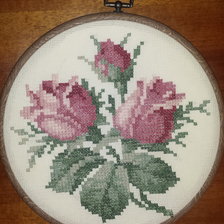 Работа «Букетик роз»