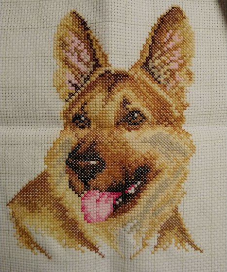 Работа «Овчарка. Счетный крест. Искуссница»