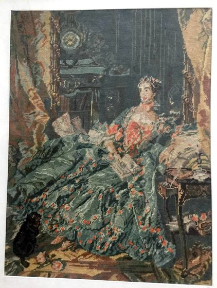 Работа «Madame de Pompadour-pictor Francois Boucher»