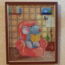 Работа «Мышка в кресле»