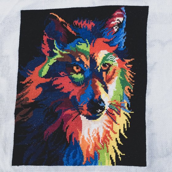 Работа «Радужный волк»