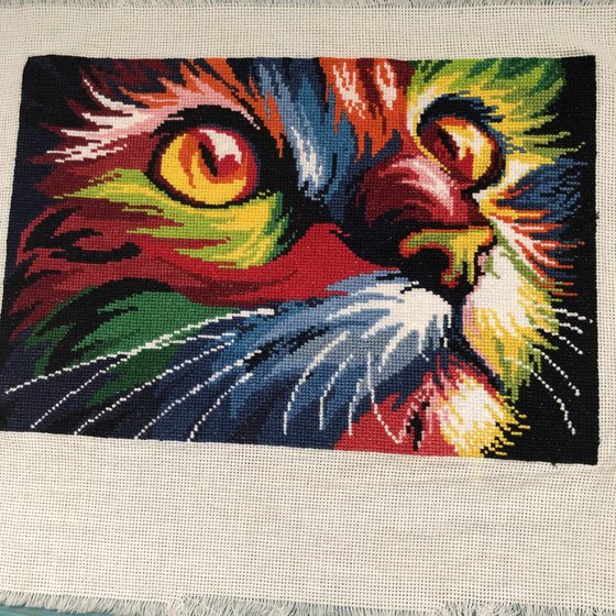 Работа «Радужный кот»