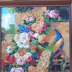 Работа «Павлин в цветах»