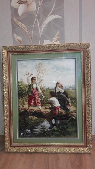 Работа «Через кладку.»