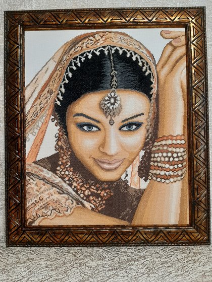 Работа «Девушка индианка»