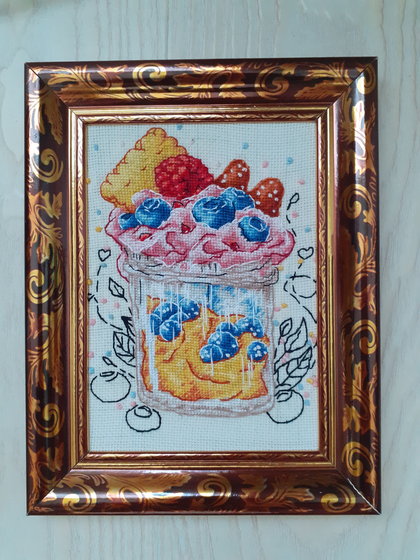 Работа «Ягодный десерт»