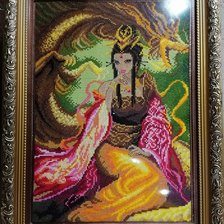 Работа «Девушка и дракон»