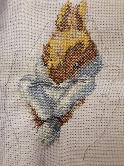 Работа «Пушистик в ладошках»