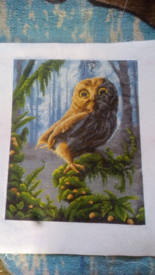 Работа «В тени загадочного леса»