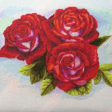 Работа «Красные розы»