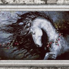 Работа «Дикая роза»