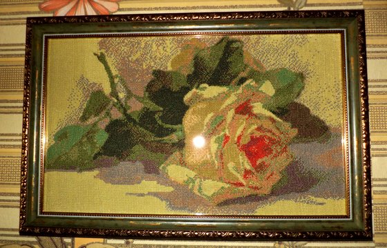 Работа «Желтая роза»