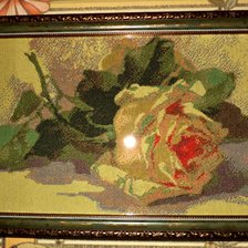 Работа «Желтая роза»