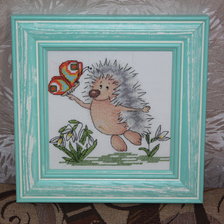 Работа «Весенний ежик»