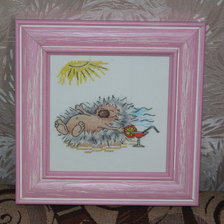 Работа «Летний ежик»