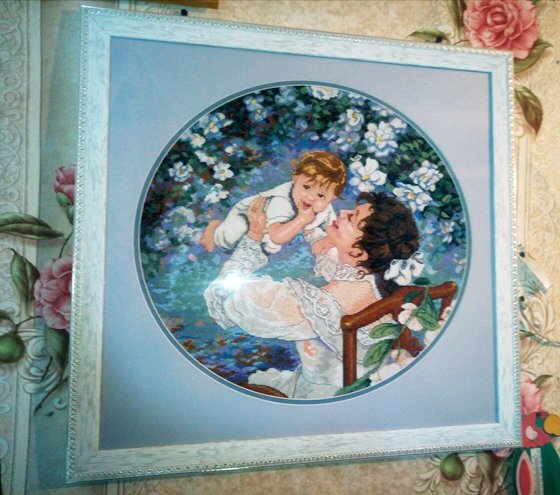 Работа «Материнская любовь(китайский набор)»