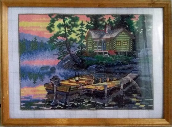 Работа «Сельский пейзаж»