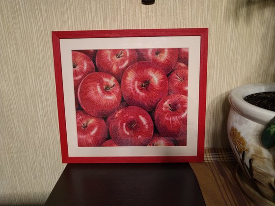 Работа «Красные яблоки»